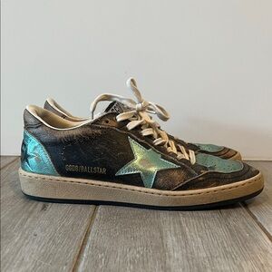 Golden Goose Women's Sneakers - Black and Teal